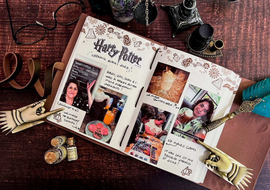 Deathly Hallows Leather Wrap Journal