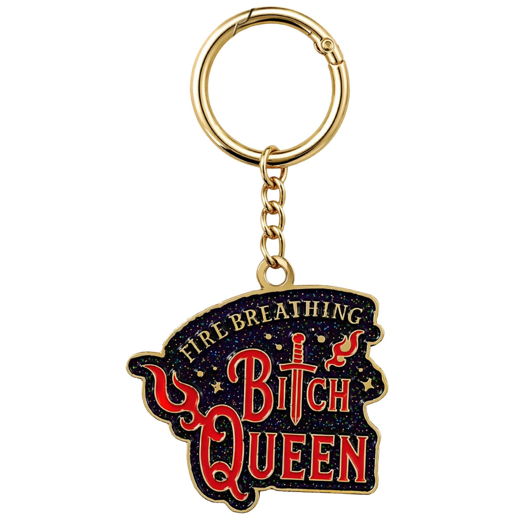 Throne of Glass: Fire Breathing Bitch Queen Bag Charm