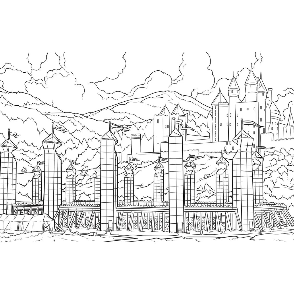 Gryffindor House Coloring Book