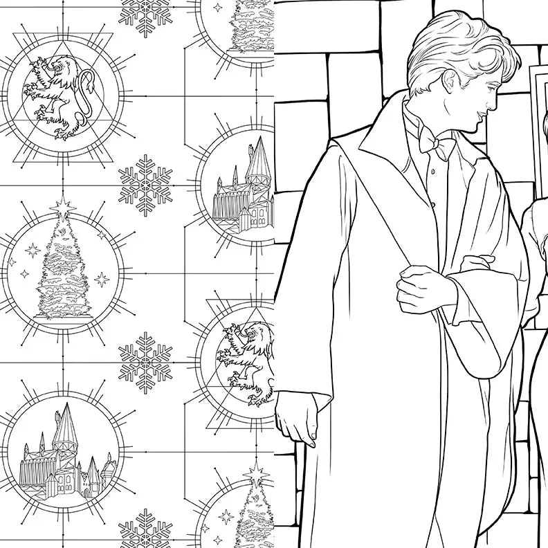 Ravenclaw House Coloring Book