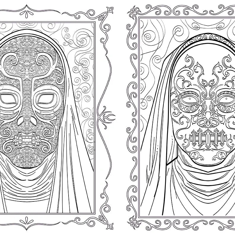 Slytherin House Coloring Book