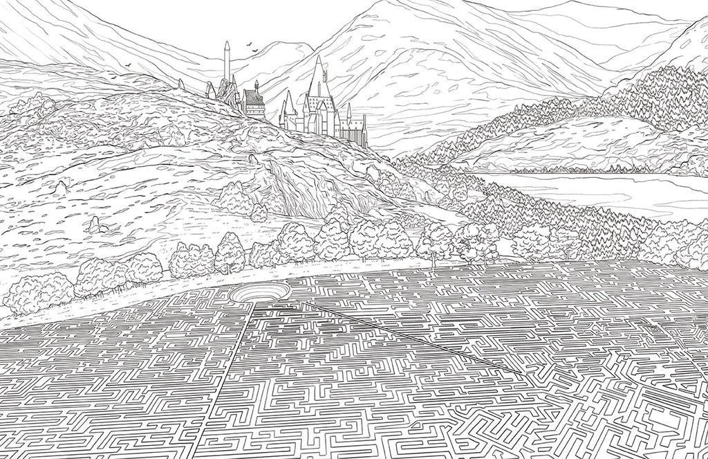 Hufflepuff House Coloring Book