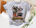 Book Lover Collage Graphic Tee - L