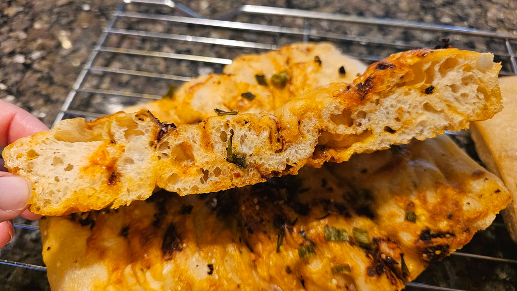 Chili Cheddar Crunch Focaccia