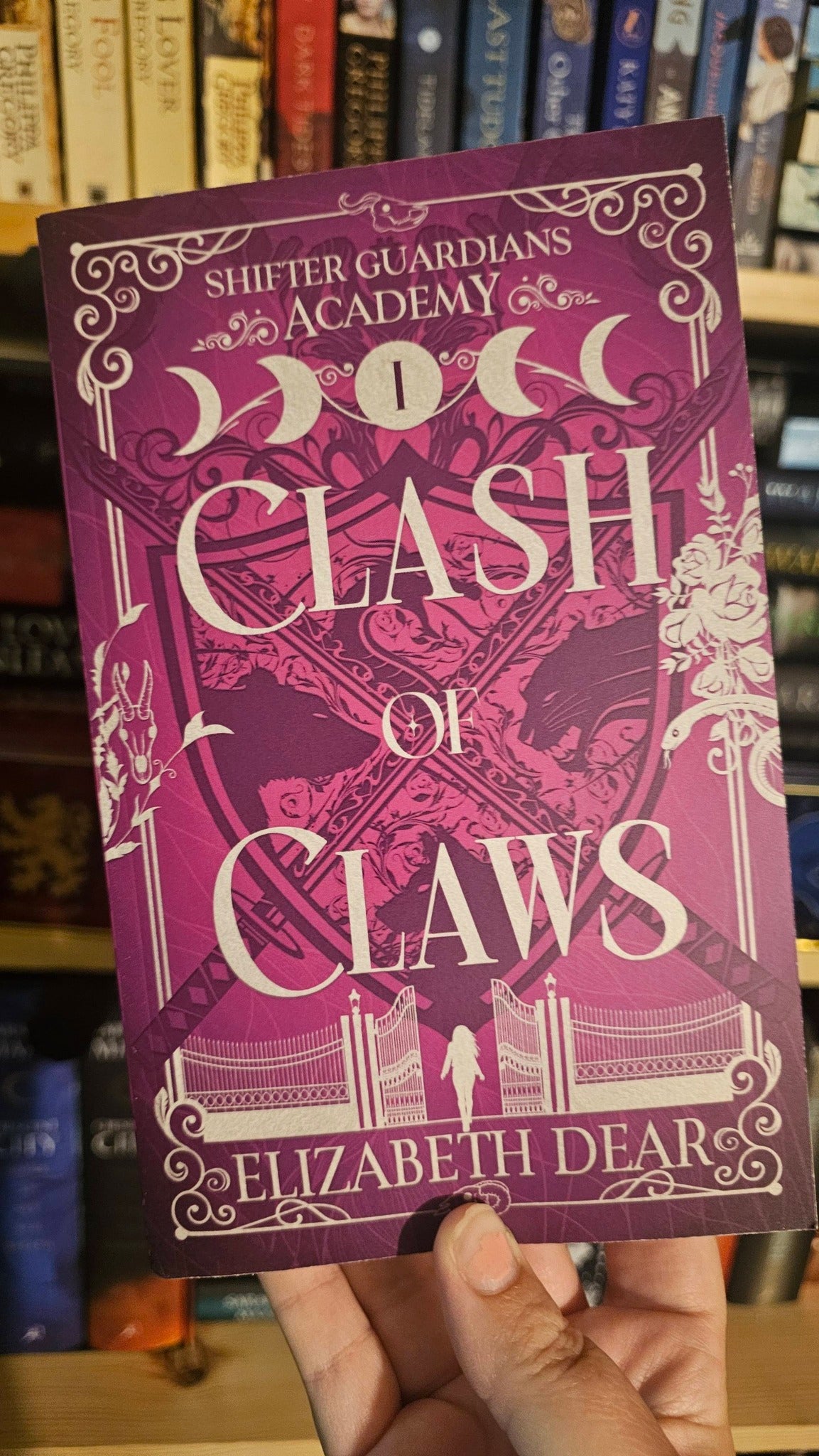 Clash of Claws by Elizabeth Dear (Shifter Guardians Academy, Book 1)