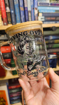 Crying Over Book Boyfriends Glass Mug