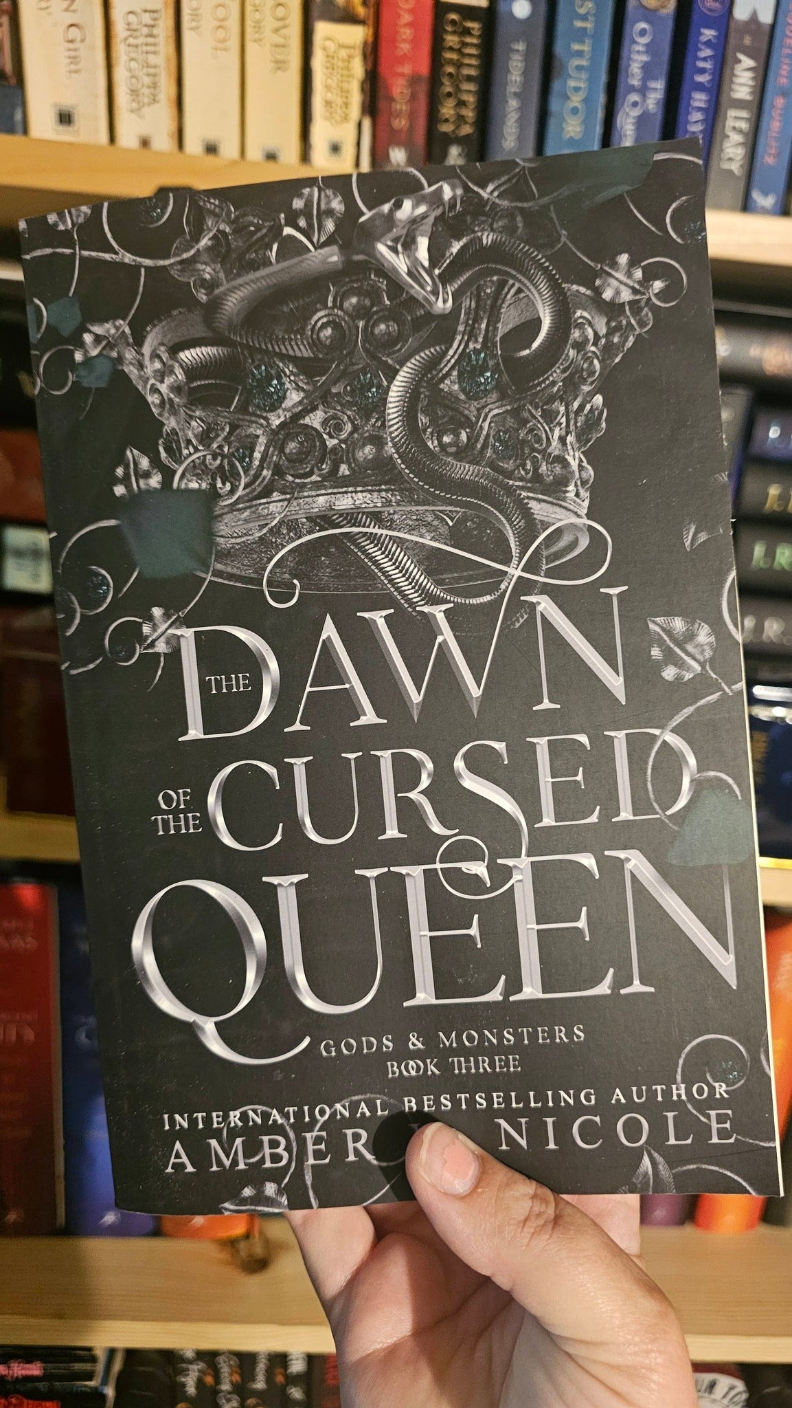 The Dawn of the Cursed Queen by Amber V. Nicole (Gods & Monsters, Book 3)