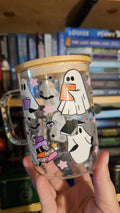 Books & Ghosties Glass Mug