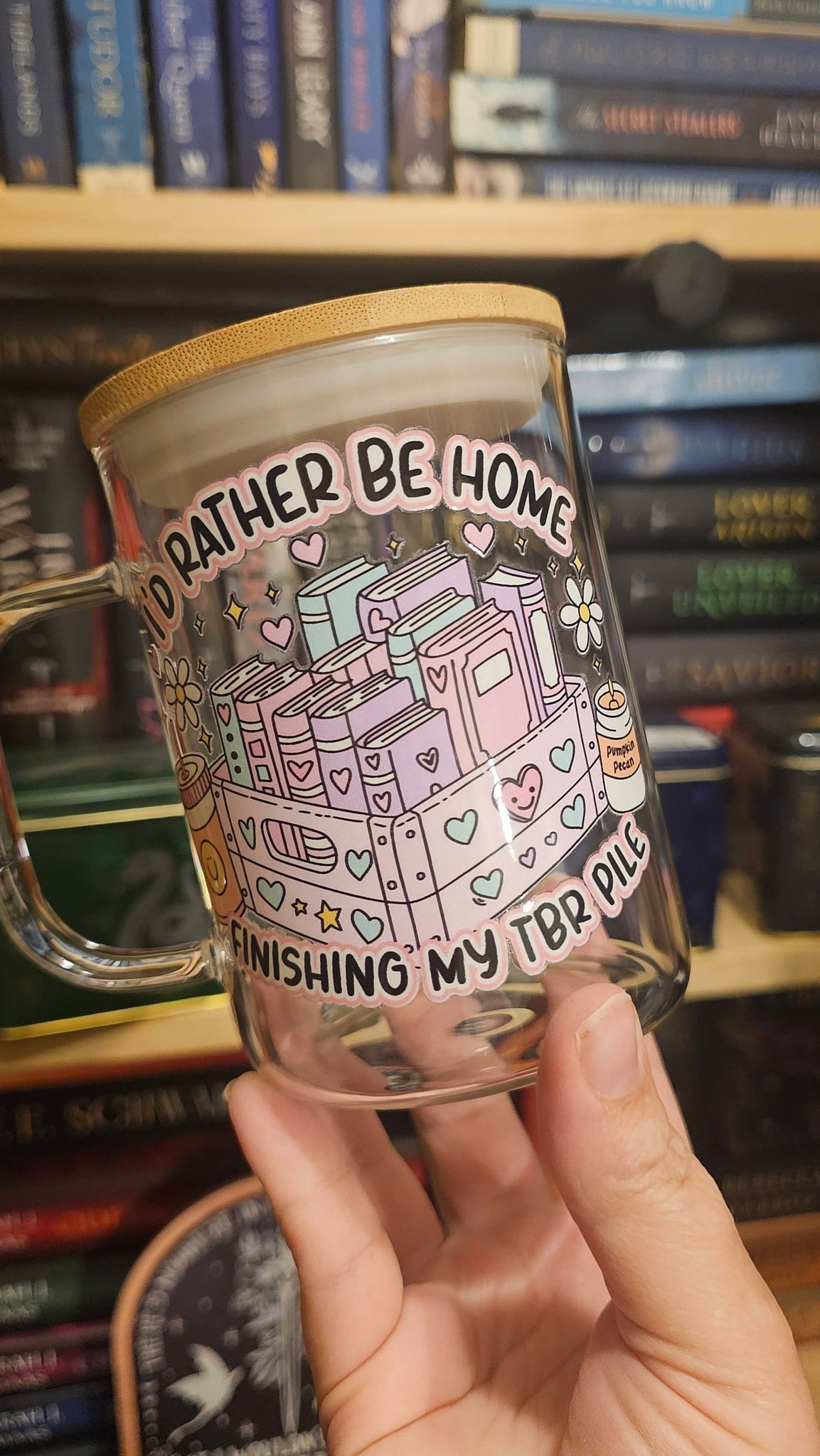 I'd Rather Be Home Glass Mug