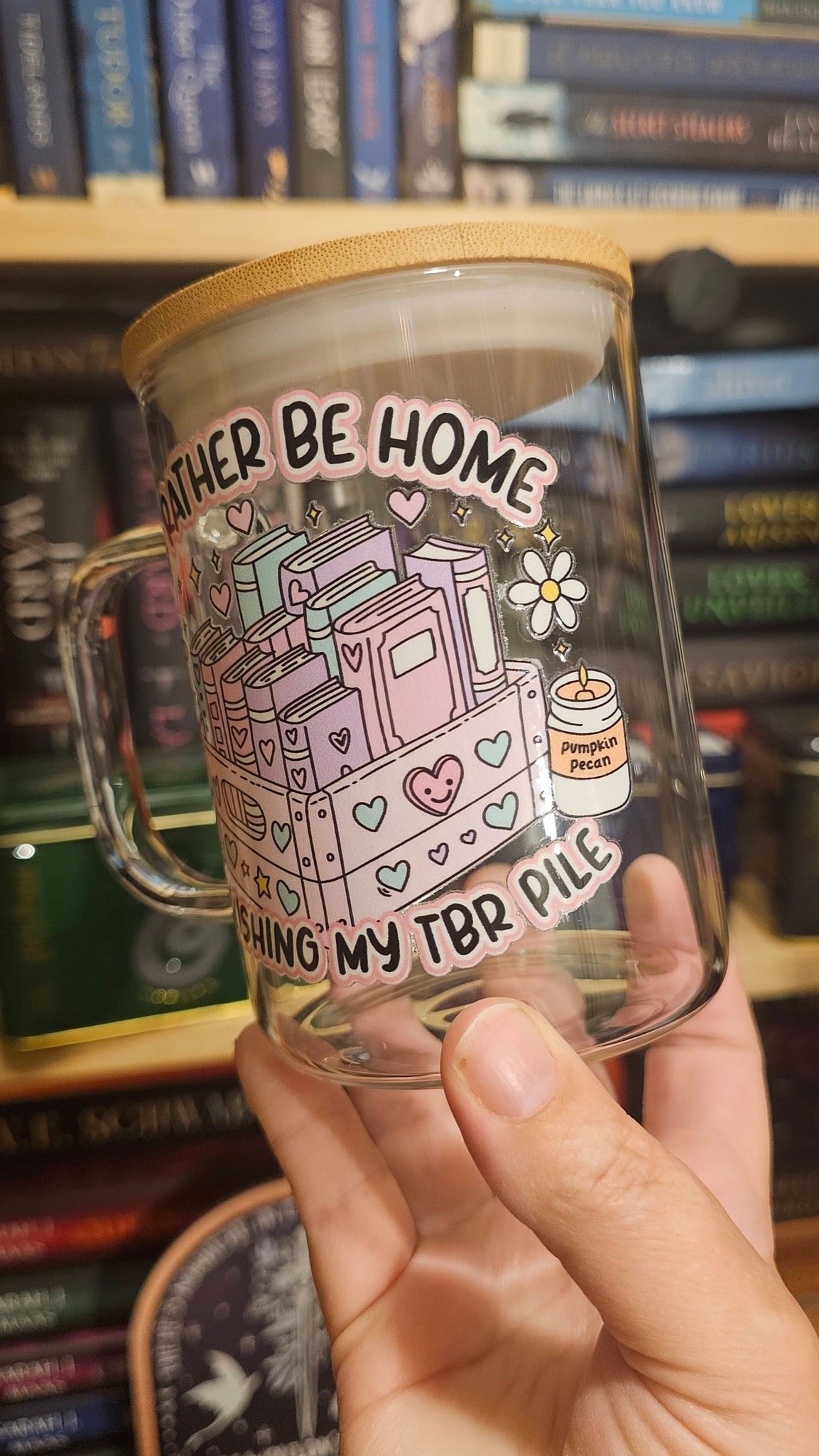 I'd Rather Be Home Glass Mug