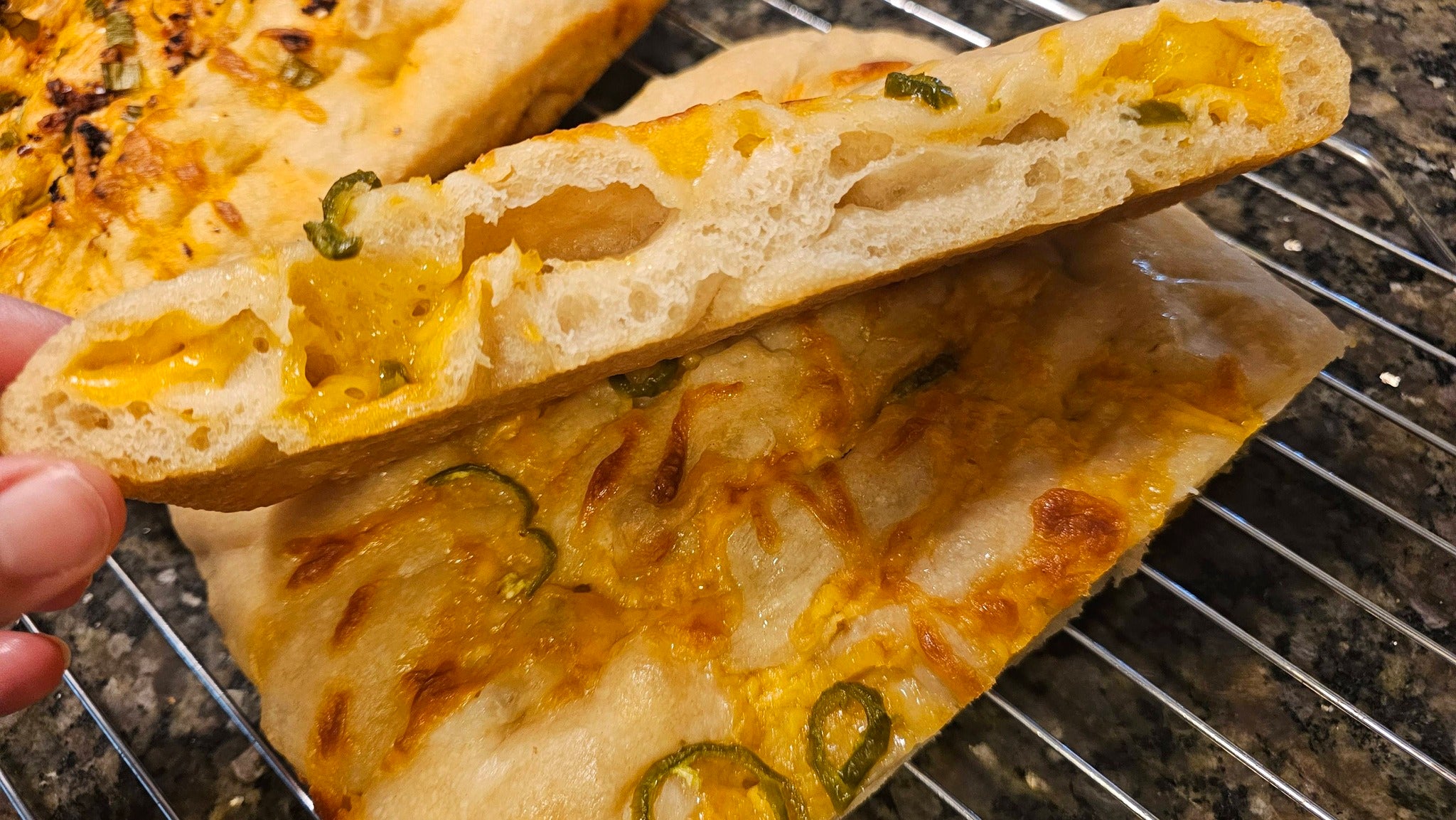 Jalapeno Cheddar Focaccia
