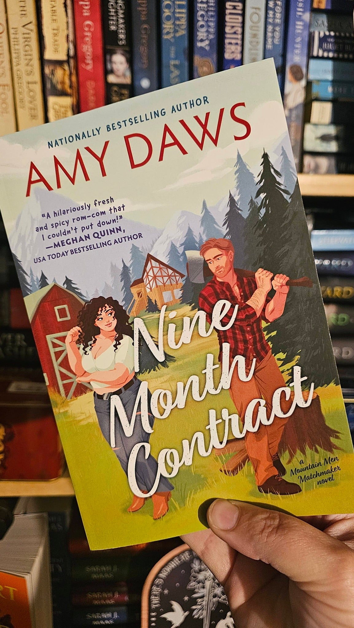 Nine Month Contract by Amy Daws (Mountain Men Matchmaker, Book #1)