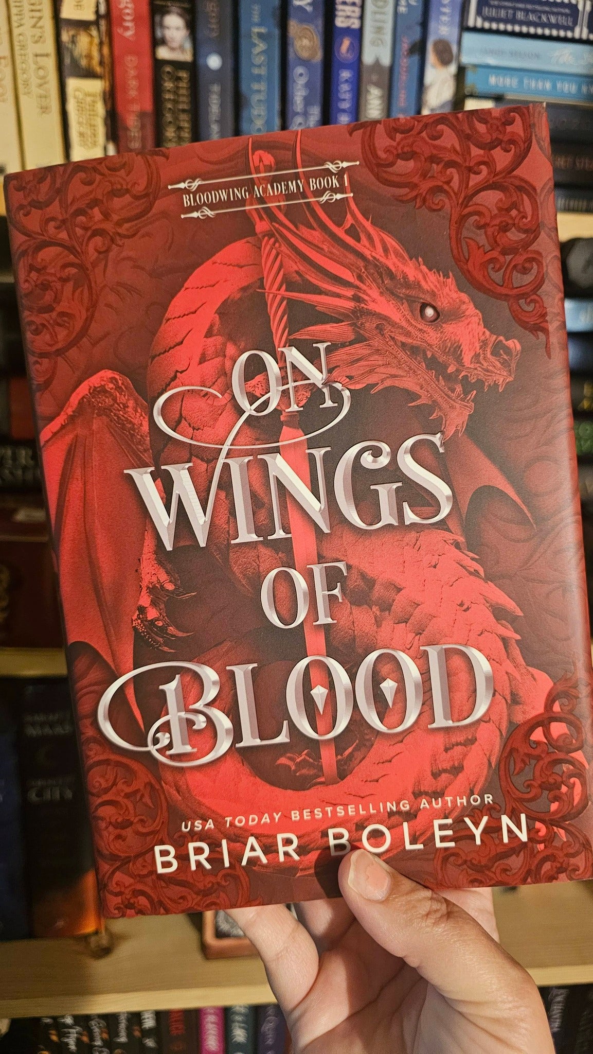 On Wings of Blood by Briar Boleyn (Bloodwing Academy, Book 1)