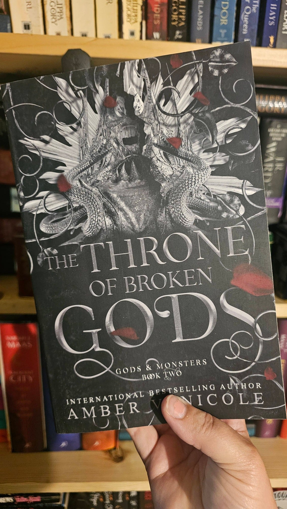 The Throne of Broken Gods by Amber V. Nicole (Gods & Monsters, Book 2)