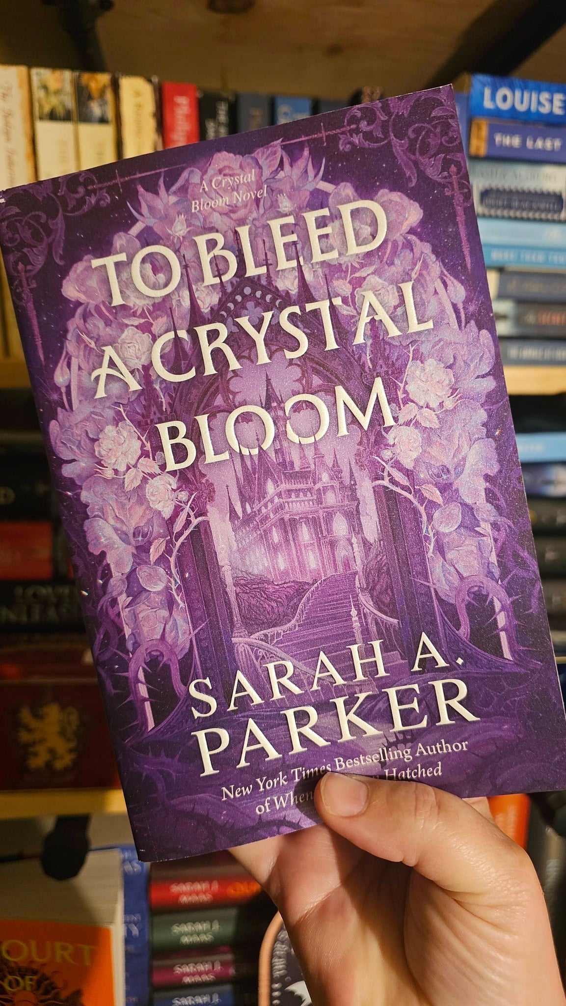 To Bleed a Crystal Bloom by Sarah A. Parker