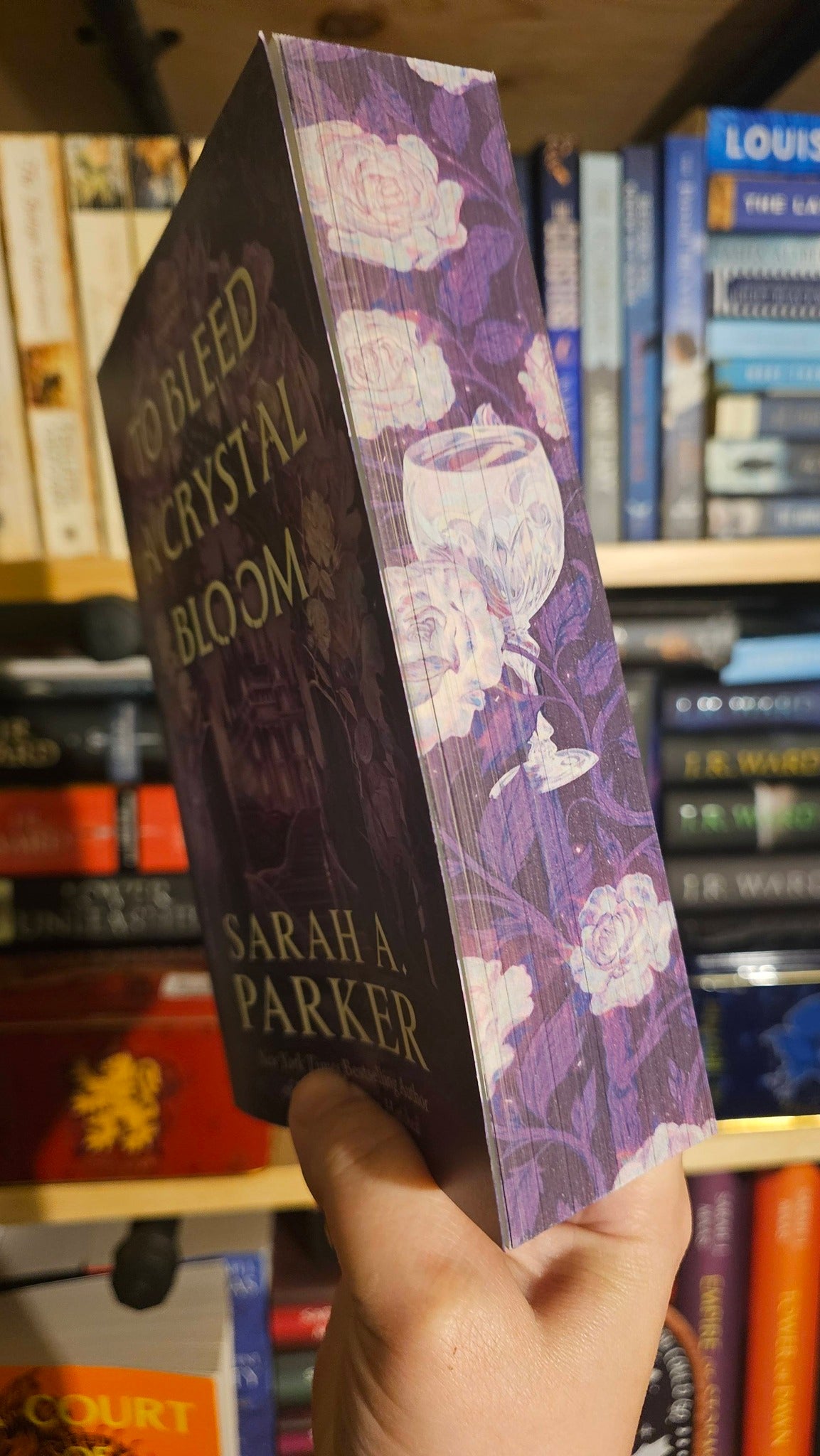 To Bleed a Crystal Bloom by Sarah A. Parker