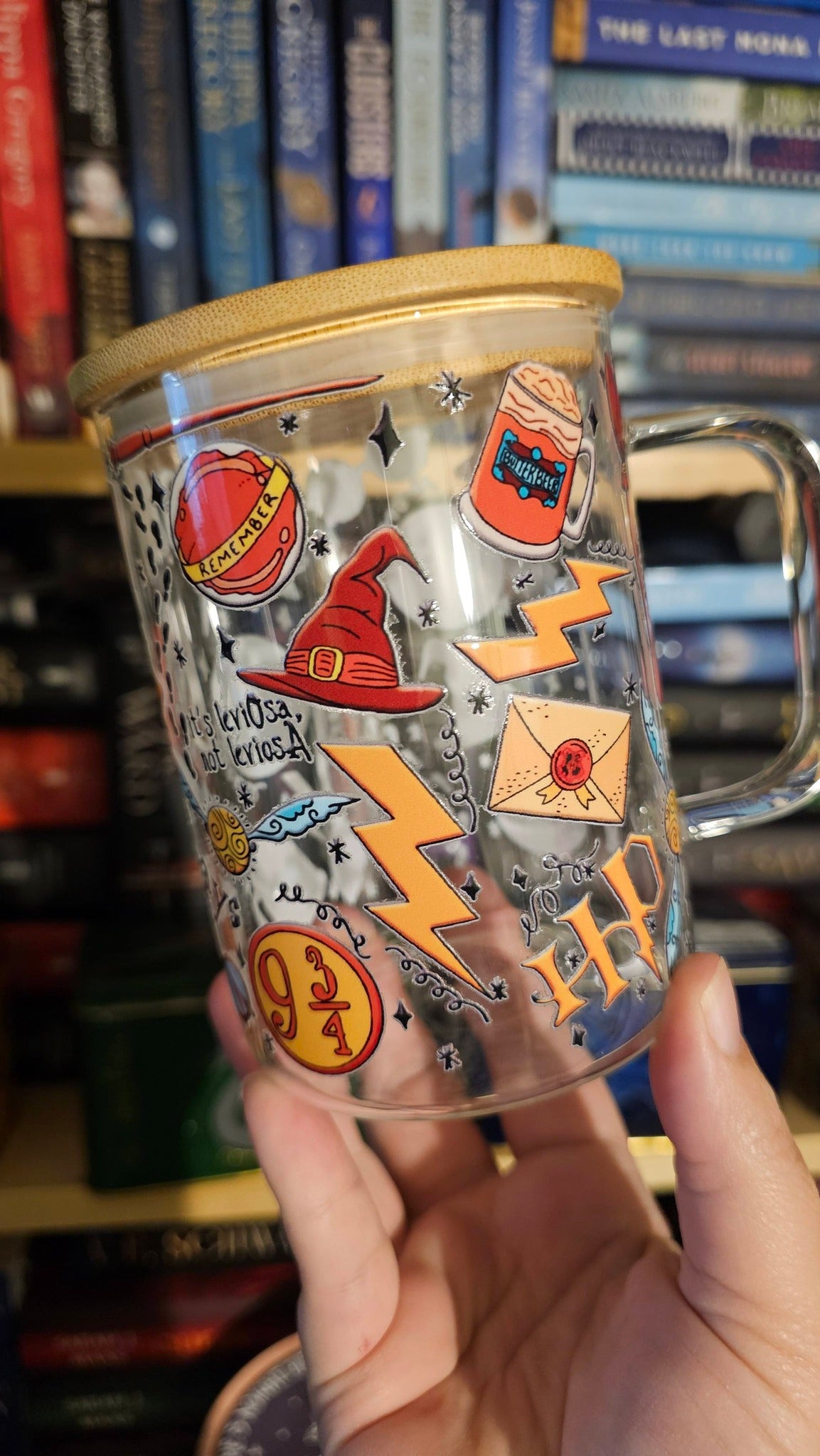 Wizard Decal Glass Mug